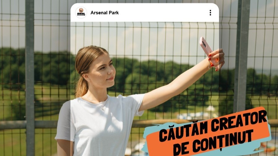Program Creatori de Conținut Arsenal Aventura & Aqua Park